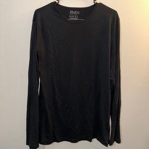 21 MEN Black Long Sleeve